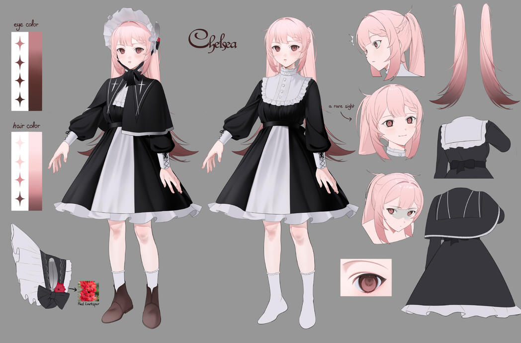 Character sheet ✧ personal art, 2023