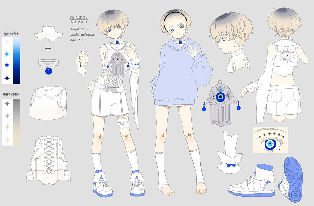 Character sheet ✧ personal art, 2022